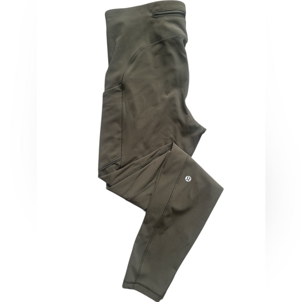 Lululemon Olive Green Align-Style Leggings Size 6